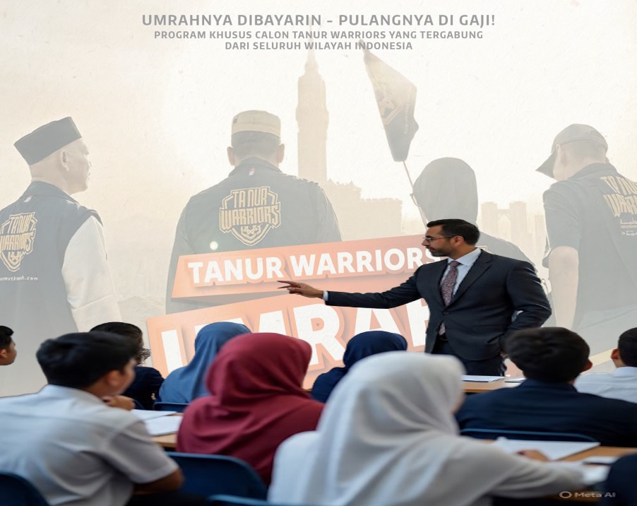 Umrahnya dibayarin, ilmunya dikasih full, pulangdigaji